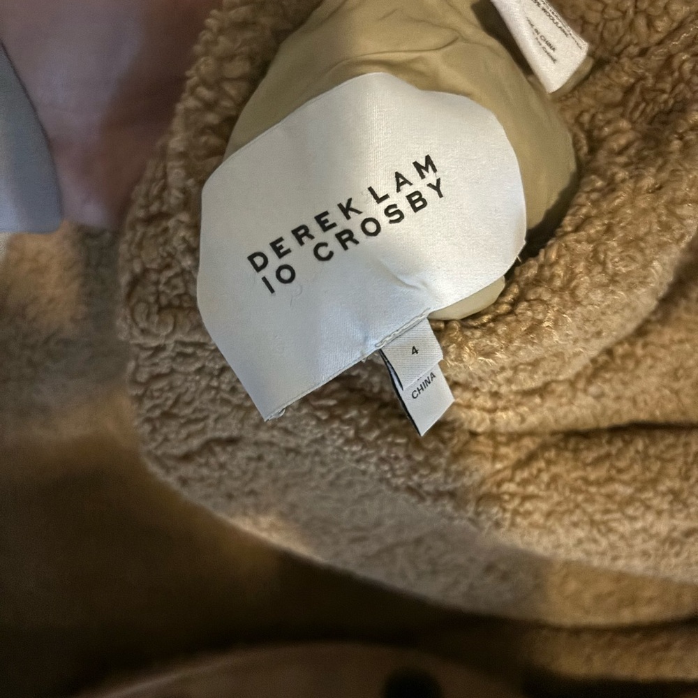 Derek Lam 10 Crosby Amelie Faux Shearling Reversible Jacket - Picture 5 of 6